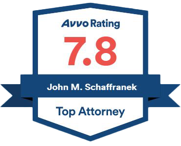 Avvo Rating 7.8 John M. Schaffranek Top Attorney